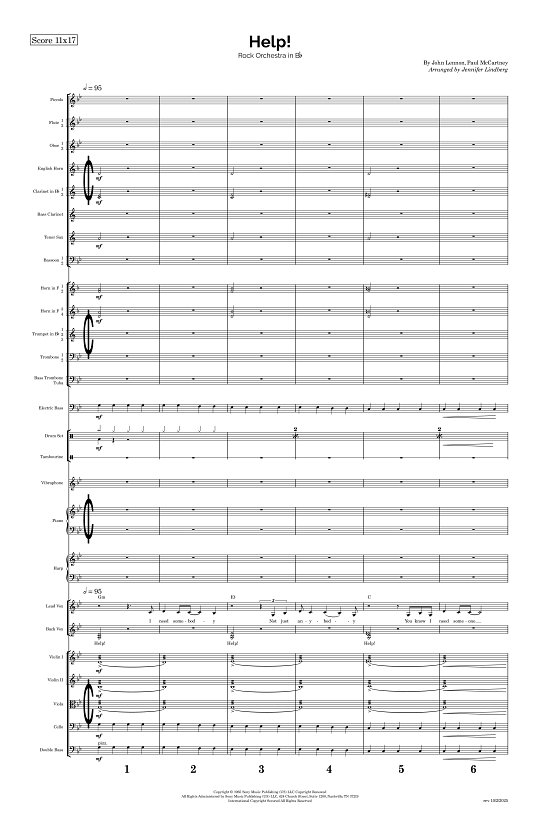 Help! for Rock Orchestra sheet music