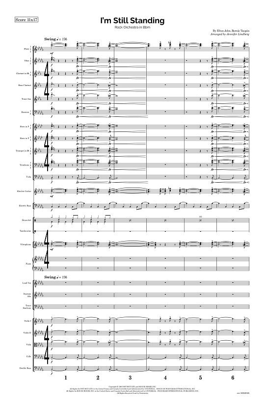 I'm Still Standing for Rock Orchestra sheet music