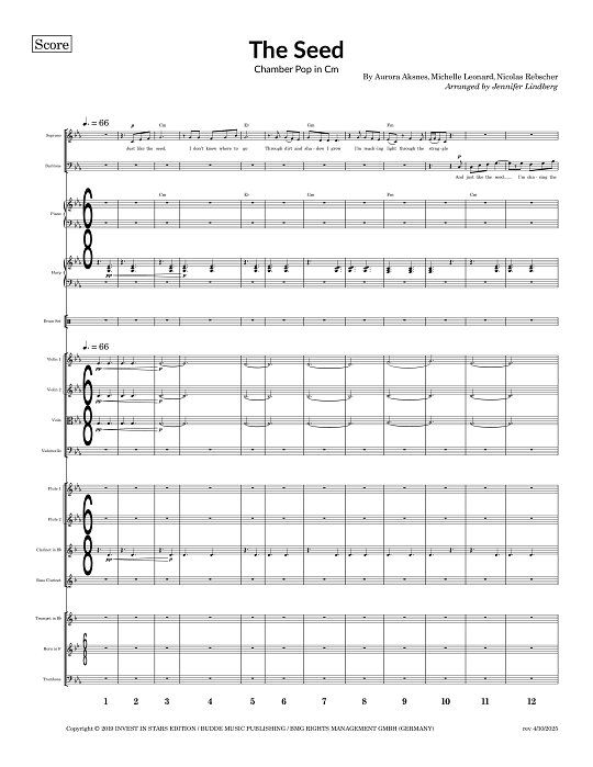 The Seed for Chamber Ensemble sheet music