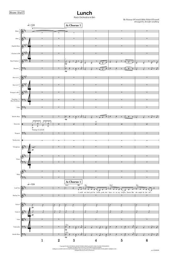 Lunch for Rock Orchestra sheet music