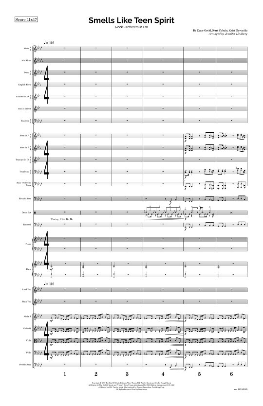 Smells Like Teen Spirit for Rock Orchestra sheet music