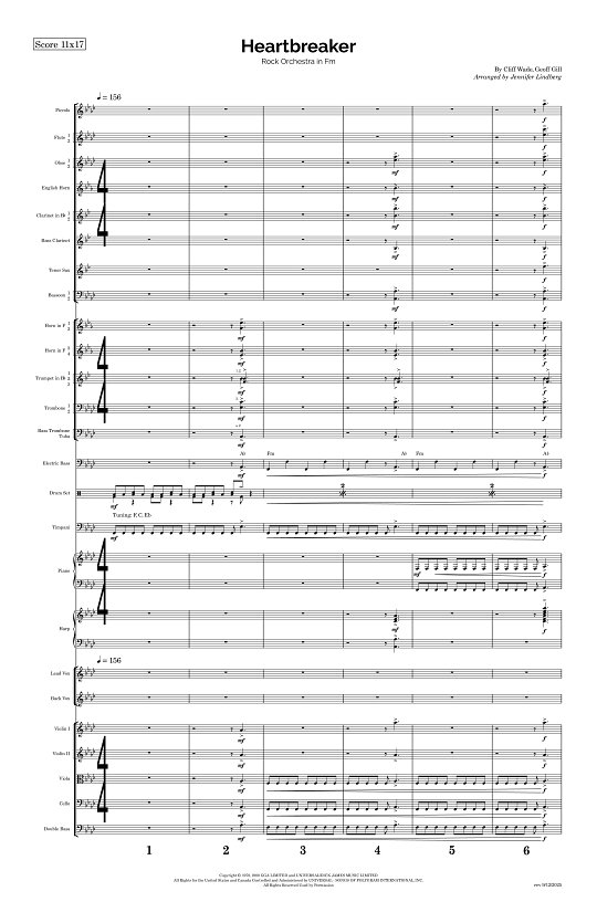 Heartbreaker for Rock Orchestra sheet music