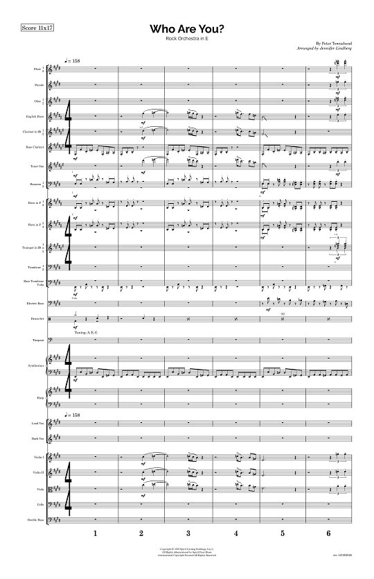 Who Are You for Rock Orchestra sheet music