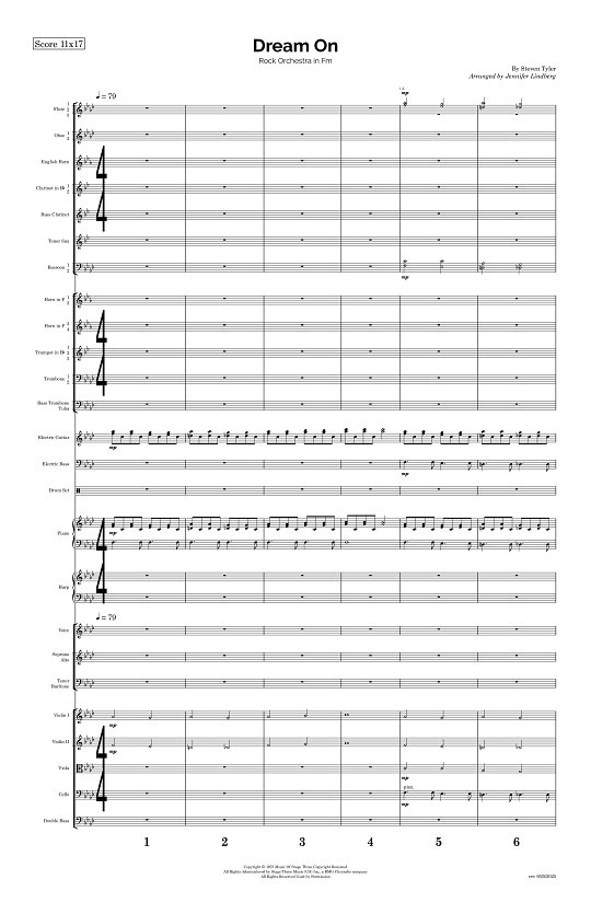 Dream On for Rock Orchestra sheet music