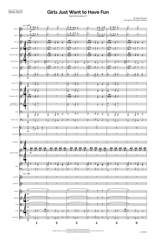Girls Just Want To Have Fun for Rock Orchestra sheet music