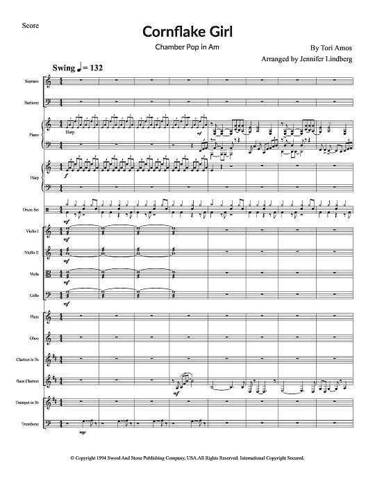 Cornflake Girl for Chamber Ensemble sheet music