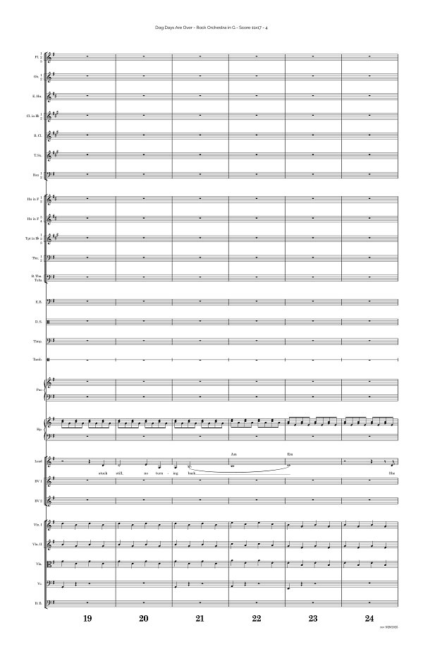 Dog Days Are Over for Rock Orchestra sheet music, page 4