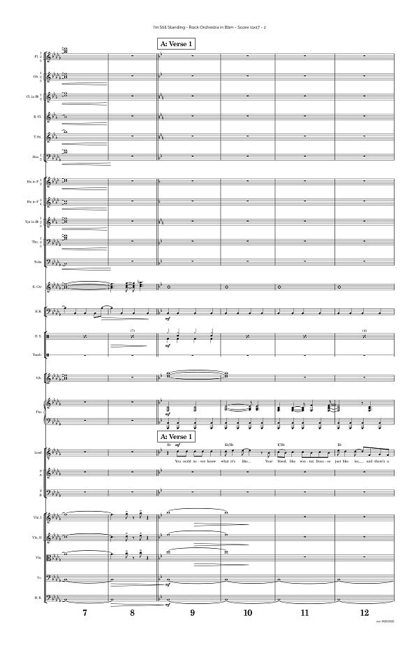 I'm Still Standing for Rock Orchestra sheet music, page 2