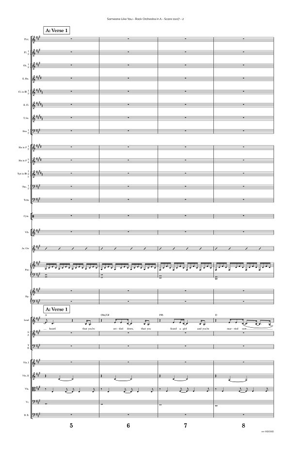 Someone Like You for Rock Orchestra sheet music, page 2
