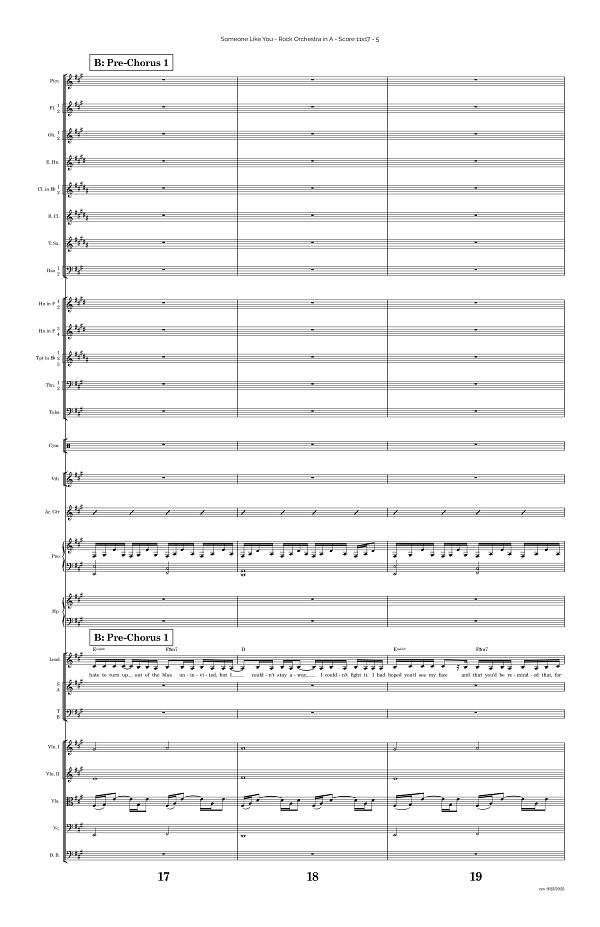 Someone Like You for Rock Orchestra sheet music, page 5