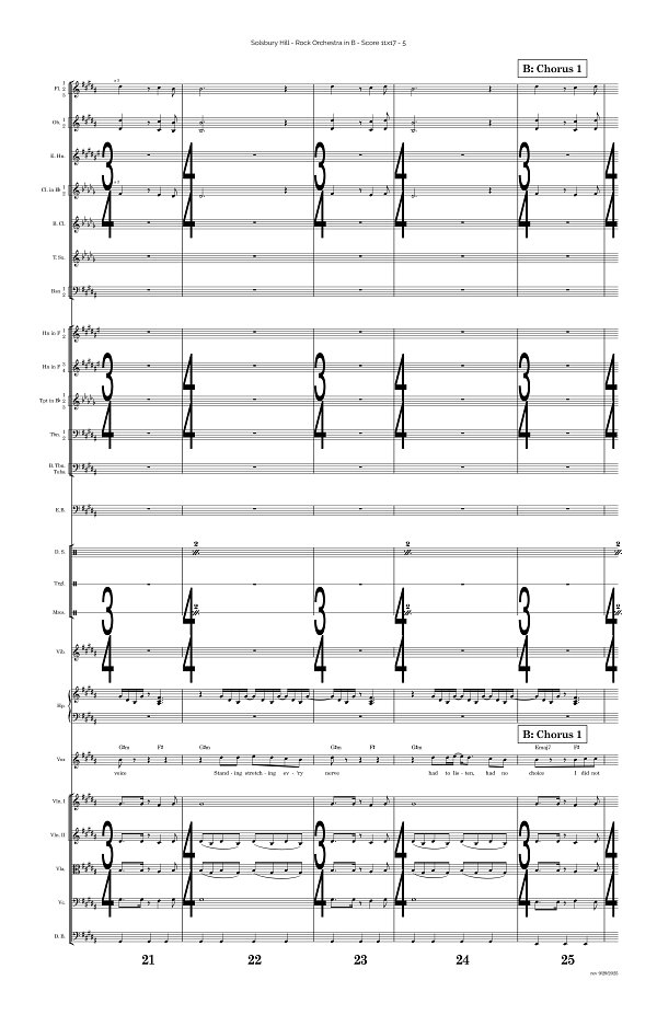 Solsbury Hill for Rock Orchestra sheet music, page 5