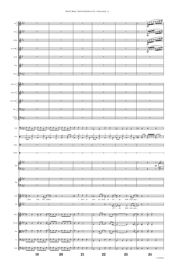Paint It, Black for Rock Orchestra sheet music, page 4