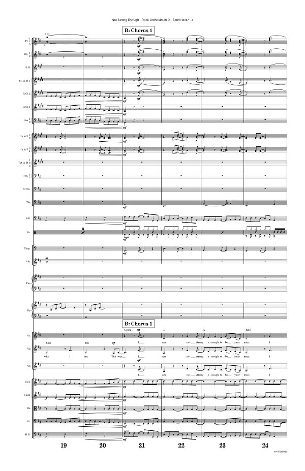 Not Strong Enough for Rock Orchestra sheet music, page 4