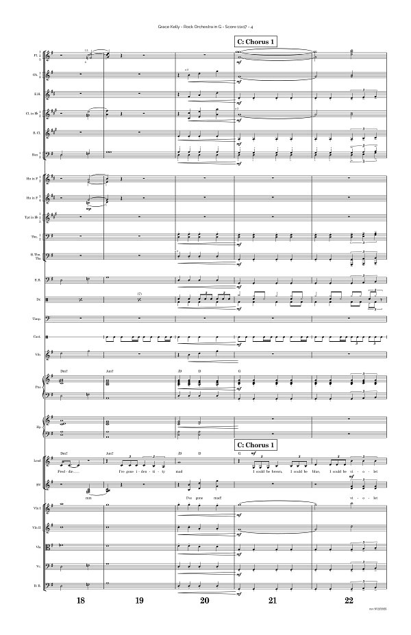 Grace Kelly for Rock Orchestra sheet music, page 4