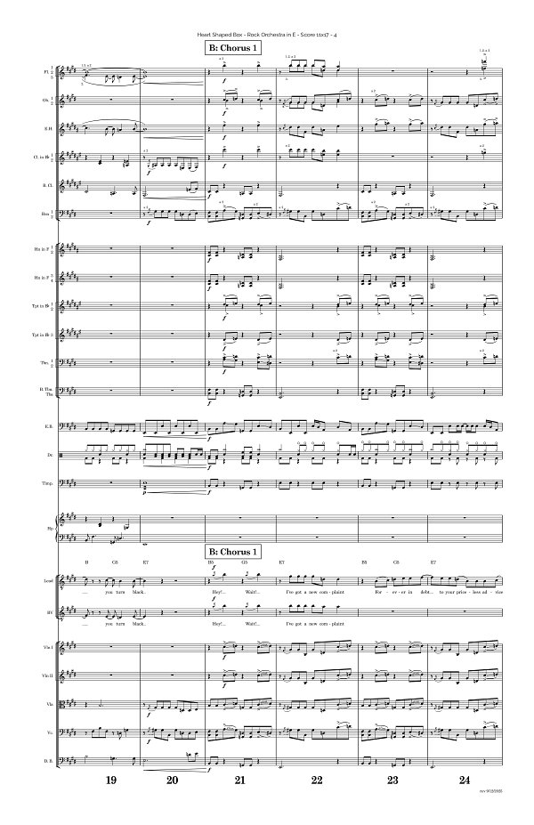 Heart Shaped Box for Rock Orchestra sheet music, page 4