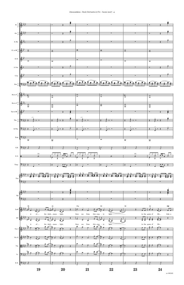 Abracadabra for Rock Orchestra sheet music, page 4