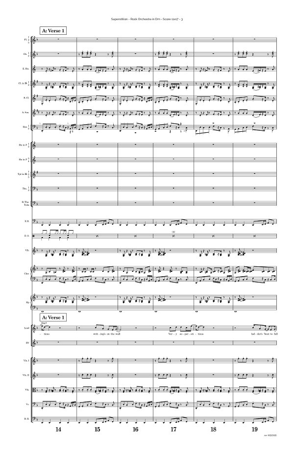 Superstition for Rock Orchestra sheet music, page 3