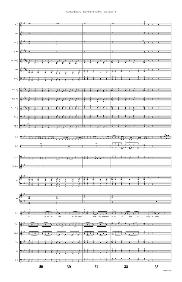 You Oughta Know for Rock Orchestra sheet music, page 6
