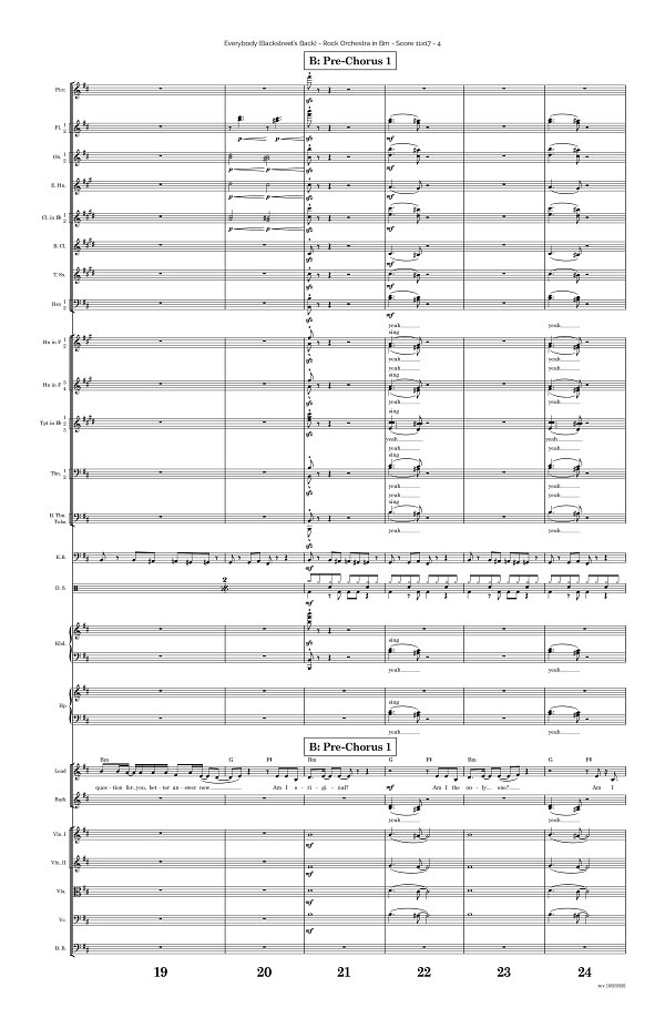 Everybody (Backstreet's Back) for Rock Orchestra sheet music, page 4