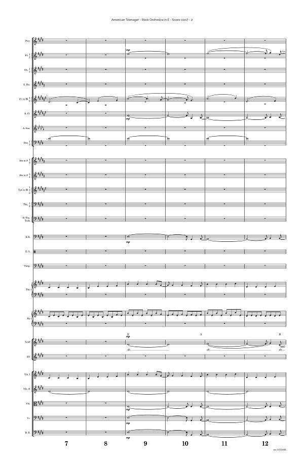American Teenager for Rock Orchestra sheet music, page 2