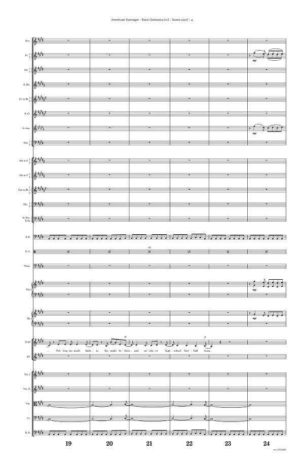 American Teenager for Rock Orchestra sheet music, page 4