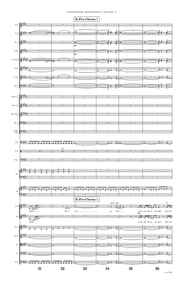 American Teenager for Rock Orchestra sheet music, page 6
