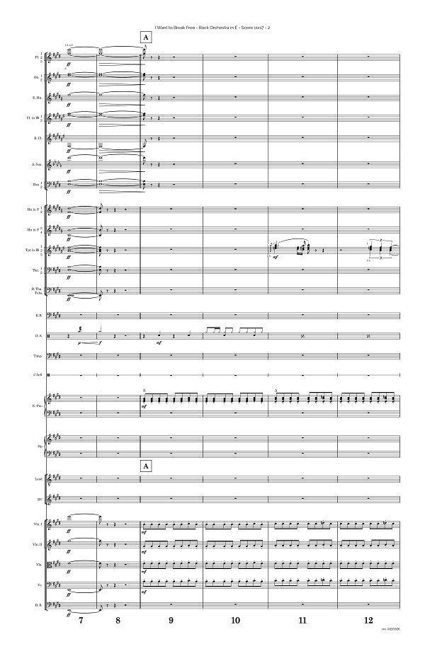 I Want To Break Free for Rock Orchestra sheet music, page 2