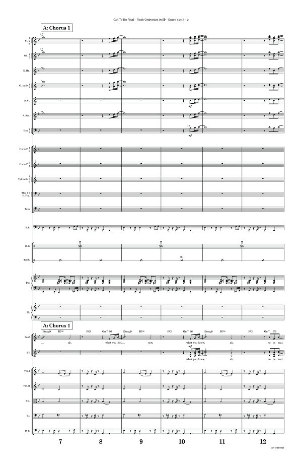 Got To Be Real for Rock Orchestra sheet music, page 2