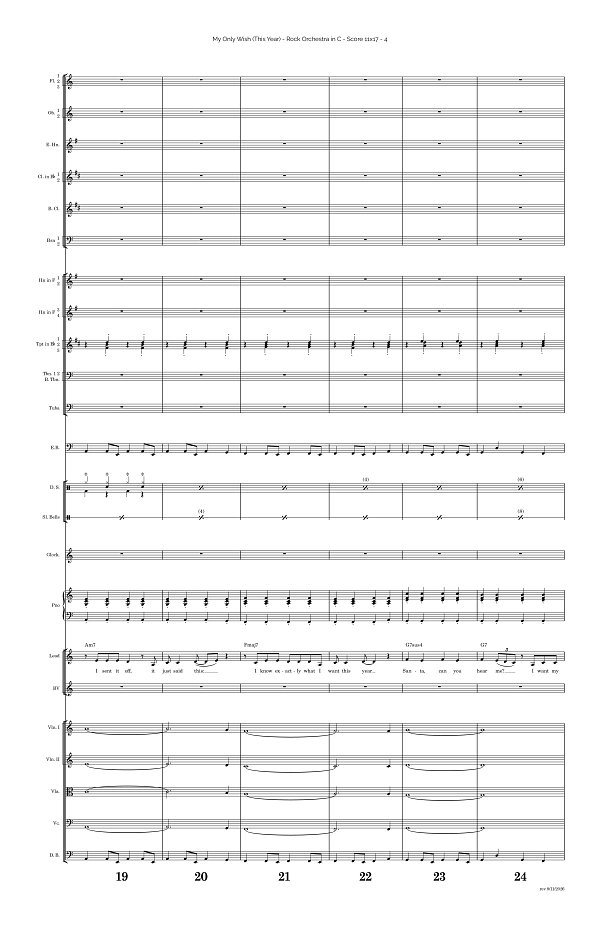My Only Wish This Year for Rock Orchestra sheet music, page 4