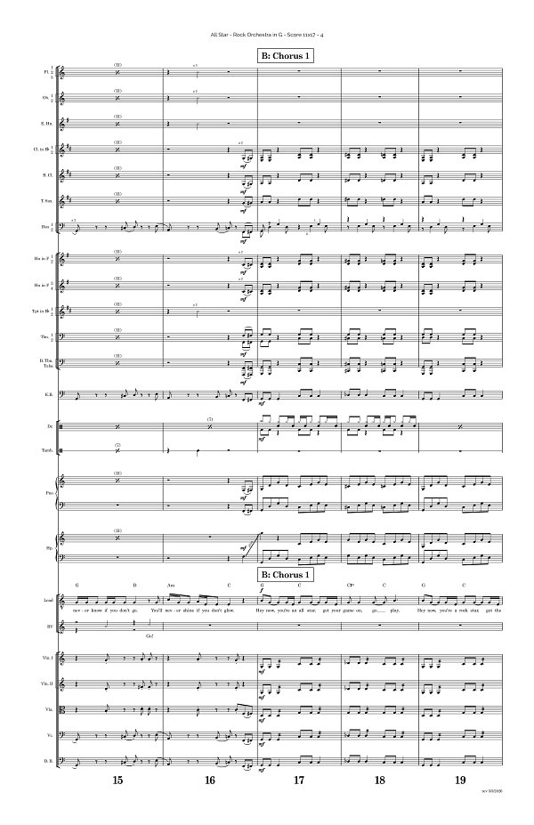 All Star for Rock Orchestra sheet music, page 4