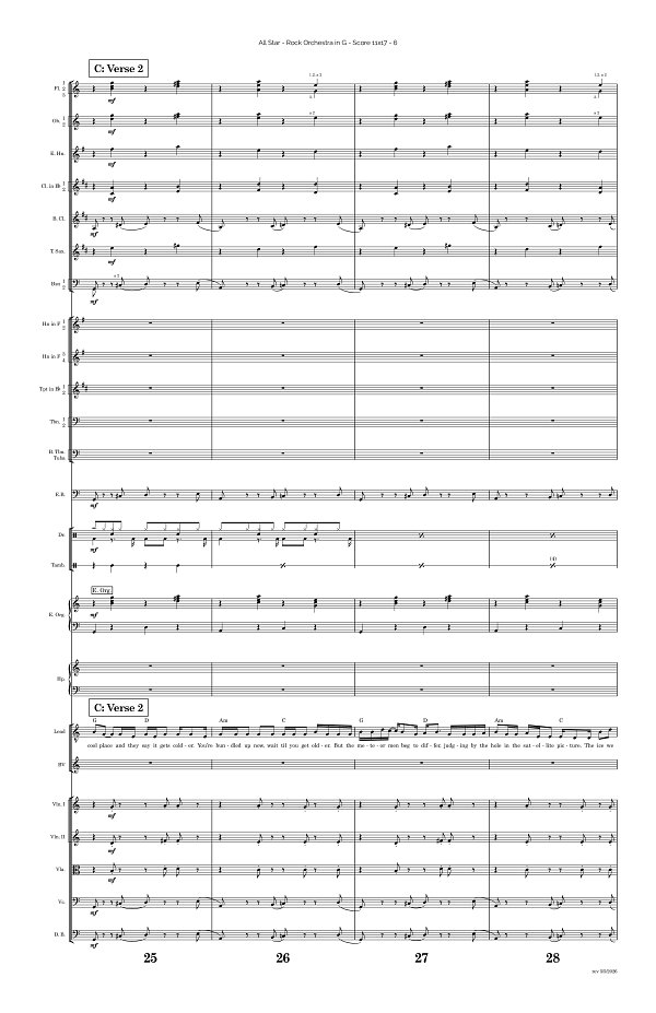 All Star for Rock Orchestra sheet music, page 6