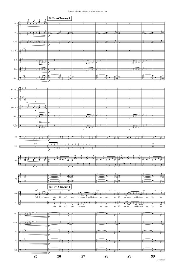 Smooth for Rock Orchestra sheet music, page 5