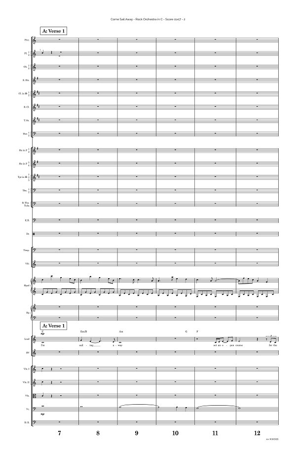 Come Sail Away for Rock Orchestra sheet music, page 2