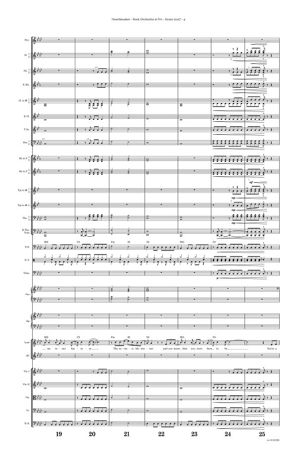 Heartbreaker for Rock Orchestra sheet music, page 4