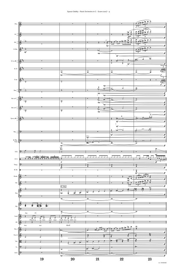 Space Oddity for Rock Orchestra sheet music, page 4