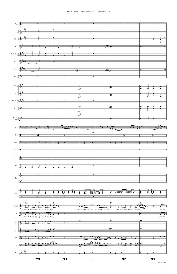 Space Oddity for Rock Orchestra sheet music, page 6