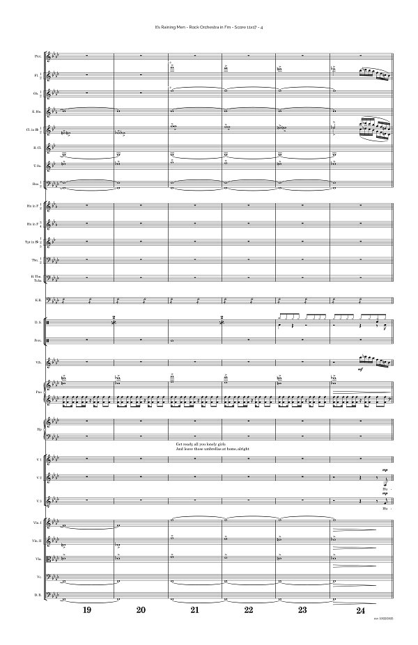 It's Raining Men for Rock Orchestra sheet music, page 4