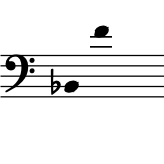range:  Bb2 to F4