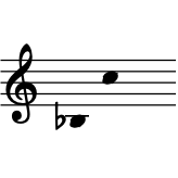 range: Bb3 to C5