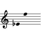 range: Eb4 to F5