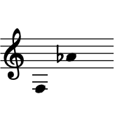 range: F3 to Ab4
