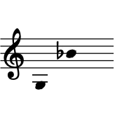 range: G3 to Bb4