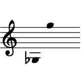 range: Gb3 to G5